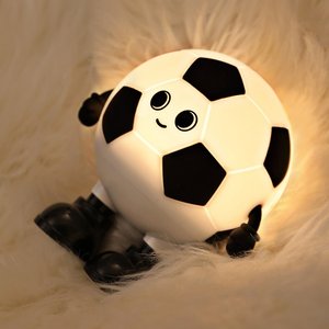 <span class=keywords><strong>Lampe</strong></span> <span class=keywords><strong>de</strong></span> <span class=keywords><strong>chevet</strong></span> RGB en silicone souple pour enfant, veilleuse <span class=keywords><strong>de</strong></span> football à intensité variable, cadeau pour bébé et enfant - Product Image 5