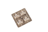 Piezas de Plástico Transparente Personalizadas para Indicadores LED y Componentes de Botones, Moldeo por Inyección y Fabricación de Moldes de Precisión