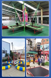 Trong Nhà Và Ngoài Trời Tập Thể Dục Nhà Máy Giá Bán Buôn, Trẻ Em Và Người Lớn Bốn Trong Một Bungee Nhảy Dây Thừng Và Khai Thác - Product Image 5