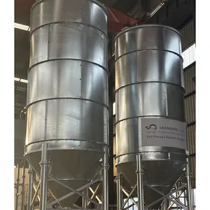 Silo de stockage de poudre sèche boulonné galvanisé polymère personnalisé SDCAD