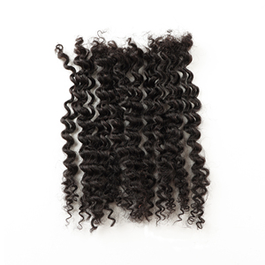 Vasta nuevo <span class=keywords><strong>tipo</strong></span> 100g sin procesar brasileño virgen <span class=keywords><strong>Afro</strong></span> rizado cabello humano a granel Loc <span class=keywords><strong>trenzas</strong></span> de ganchillo 4a 4B 4c cabello trenzado humano - Product Image 5