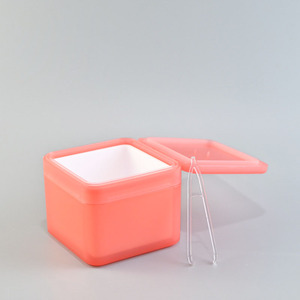 Bán buôn 250ml sinh thái thân thiện vuông <span class=keywords><strong>PP</strong></span> đôi tường hai mặt nhựa mỹ phẩm container Kem <span class=keywords><strong>Jar</strong></span> với lật Top cap - Product Image 3