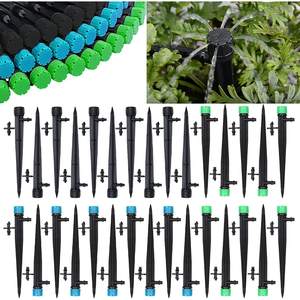 Aspersor de riego por goteo ajustable de ocho orificios para montaje en suelo, para riego de árboles frutales, 13 cm - Product Image 1