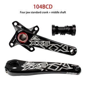 Bộ Giò Dĩa Xe Đạp Leo Núi Có Giá Đỡ Dưới Bánh Xích Bộ Tay Quay 104 BCD Thanh Nối Cho Phụ Tùng Xe Đạp Hollowtech Đồng Hồ Đo Điện - Product Image 5