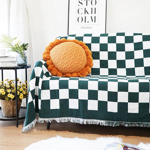 Couverture de canapé en tissu floral nordique, plaid tissé, <span class=keywords><strong>tapisserie</strong></span>, utilisation quatre saisons, pour voyage et <span class=keywords><strong>chambre</strong></span> à <span class=keywords><strong>coucher</strong></span> - Product Image 2