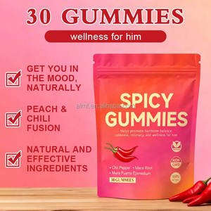 Gomitas Veganas 100% Naturales Sin GMO para el Equilibrio Hormonal Masculino, Calma, Intimidad y Energía con Maca, Muira Puama y Jengibre Picante (30 Unidades) - Product Image 2