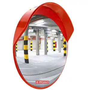 Espejo de seguridad para tráfico en carretera, espejo convexo y cóncavo de gran angular para estacionamiento, 45cm, 60cm, 80cm y 100cm