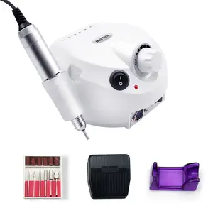 Nail Care Tool 15W Electric Nail Drill Polishing Machine Grinder Sets With Nail Bits Manicure Pedicure Tool