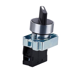 Interruptor de Botón Pulsador de Engranaje Industrial de Plástico y Metal XB2-BD21 de 22 mm, 2/3 Engranajes, 1NC, 10A, Momentáneo y de Enclavamiento - Product Image 2