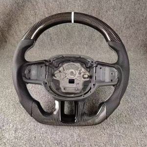 พวงมาลัยรถสำหรับรถวอลโว่ S90 V90 <span class=keywords><strong>S60</strong></span> S40 V40 XC40 XC60 XC90สีดำสปอร์ตคาร์บอนไฟเบอร์ - Product Image 3