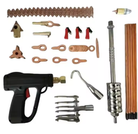 86pcs Mini Machine à Souder Kit de Réparation de Spot Automatique Extracteur de Dent de Voiture en Acier Soudeur de Goujon Tirant Marteau Outil Système