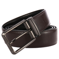 Ceinture personnalisée avec logo, nouvelle ceinture à boucle à ardillon double face LY35-5204-2