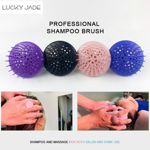 Großhandel neue kunden spezifische Haar wäsche Kopfhaut Shampoo Bürsten, flexible Borsten manuelle Kopfhaut Massage gerät - Product Image 5