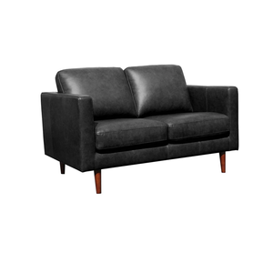 Sofá Moderno de 2 Plazas con Tapicería de Cuero Genuino Personalizado, Venta Directa de Fábrica al Por Mayor - Product Image 1