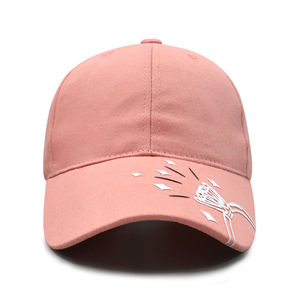 Gorra de Béisbol Personalizada <span class=keywords><strong>para</strong></span> Mujer, Moderna, 100% Algodón, Bonita, en Tonos Rosa y Verde, con Símbolo de Chica Bonita, <span class=keywords><strong>para</strong></span> Exteriores - Product Image 1