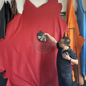 Material <span class=keywords><strong>de</strong></span> grano entero <span class=keywords><strong>de</strong></span> cuero <span class=keywords><strong>de</strong></span> vaca Nappa genuino barato para bolsos y muebles - Product Image 3