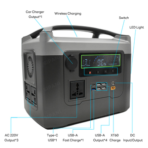 Centrale Électrique Solaire Portable d'Extérieur Lifepo4 300W 600W 1000W 2000W 3000W 3500W - Product Image 6