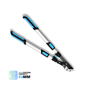Tijeras para Podar 551073, Podadora Telescópica con Cuchilla de Acero al Carbono, Mango de Aluminio Gear-Plus para Corte de Ramas de Alta Resistencia - Product Image 1