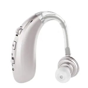 高齢者の難聴のためのUSB充電式CIC補聴器ミニ聴覚障害者デバイスアンプ耳見えない