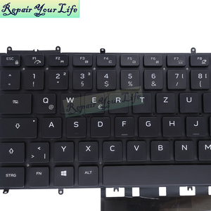 Nouveau clavier d'ordinateur portable allemand rétroéclairé RVB pour Dell Alienware X15 <span class=keywords><strong>R1</strong></span> X15 R2 05VHRX X17 <span class=keywords><strong>R1</strong></span> 0WJ95C NSK-DEBABC PK133041A16 - Product Image 4