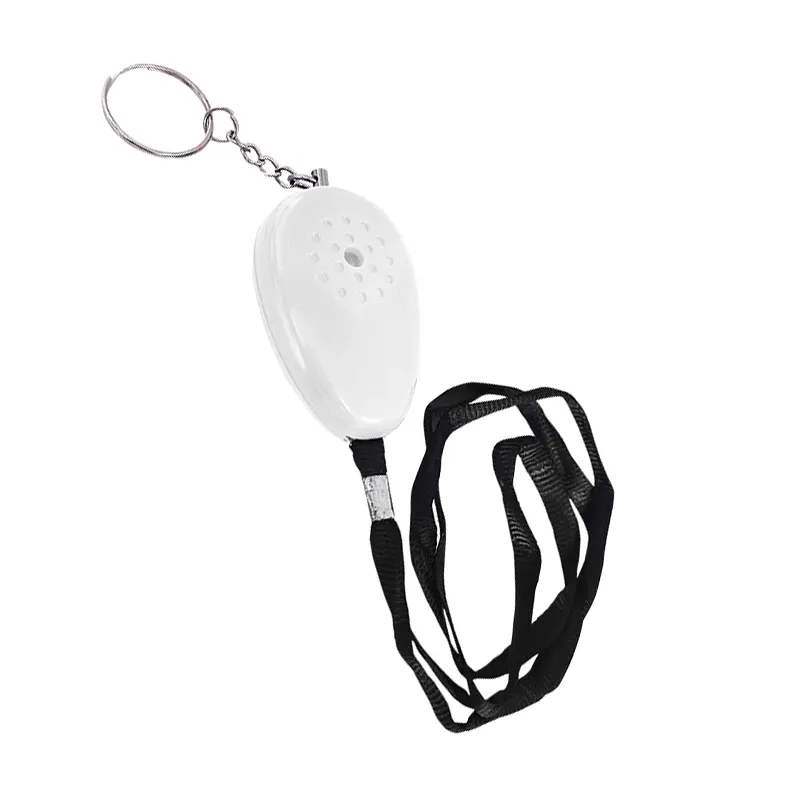 Charging Alarm Keychain 100dB Self Defense Defense Attack With LED Flash For Women Kids Emergency Self Defense Safety