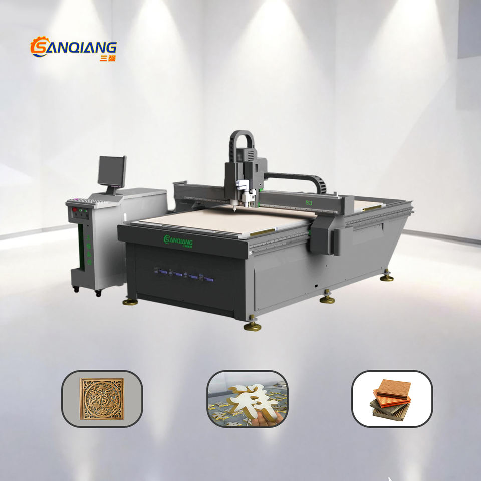 Sanqiang ATC CNC Router 1325 Woodworking Machine for Wood Plywood MDF ...