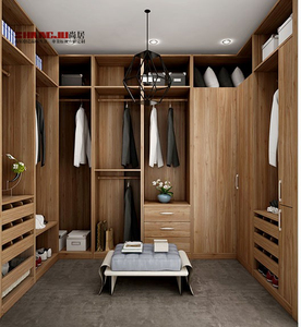 Luxury wooden tatami bed with wardrobe and study table design - Product Image 3