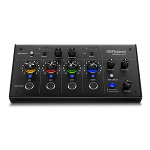 Roland Bridge Cast Mixer สเตอริโอเอาต์พุต USB บันทึกเสียงได้ พร้อมเอฟเฟกต์ในตัว สำหรับการเล่นเกมและการสตรีม - Product Image 3