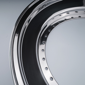 PWC Custom 6061 t6 Double Step Lip 3 pièces jantes à lèvre extérieure de roue demi-forgée pour <span class=keywords><strong>BBS</strong></span> <span class=keywords><strong>RH</strong></span> RIAL Inox Lip OZ Work - Product Image 4