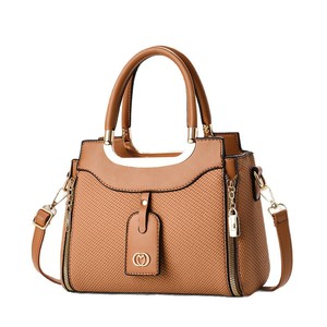 2026 Women's <b>Soft</b> <b>Leather</b> Large Capacity Handbag Zipper Decor Single Shoulder Crossbody <b>Bag</b> New Fashion Waterproof - Product Image 6