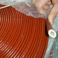 Fournisseur professionnel de Chine : Manchon thermique en fibre de verre enduit de silicone pour câbles et tuyaux, protection haute température