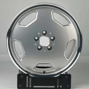 Jantes forgées Bku 5x112 pour <span class=keywords><strong>Mercedes</strong></span> <span class=keywords><strong>W124</strong></span> W210 W202 W208 W203 CLK R129, personnalisées, 17 18 pouces, classiques, argentées, jantes en alliage OEM - Product Image 3