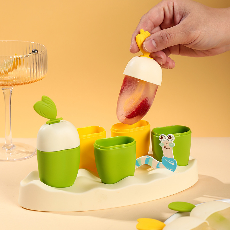 Vassoio Per Cubetti Di Ghiaccio Con Coperchio E Paletta – 64 Cubetti In 1 Secondo | Stampi In Materiale Alimentare Per Freezer