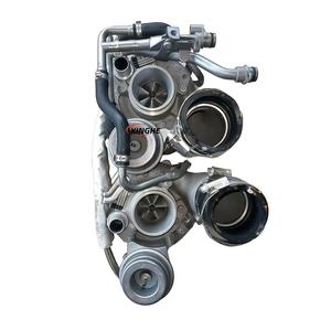 Pour Mercedes Benz M177 <span class=keywords><strong>AMG</strong></span> <span class=keywords><strong>C63</strong></span> haute puissance double turbocompresseur <span class=keywords><strong>AMG</strong></span> modèle <span class=keywords><strong>4</strong></span>.0T turbocompresseur d'occasion d'origine - Product Image 4