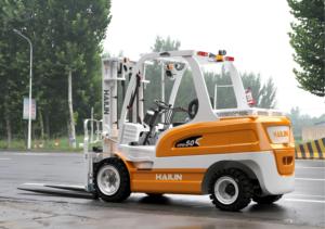 HAILIN <span class=keywords><strong>Chariot</strong></span> élévateur électrique à batterie haute résistance 5 tonnes au lithium Prix d'usine CE ISO MSDS CNAS Expédition dans les dix jours - Product Image 4
