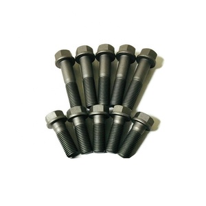 Perno y tuerca de piñón de grado 12,9 de alta resistencia para rodillo de segmento de excavadora - Product Image 1