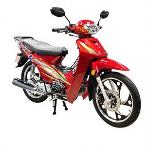 Vente en gros de motos Underbone de type C100 de 50cc à 125cc pour le Brésil |   Moteur à couple élevé avec jantes en acier renforcé et autocollants personnalisés - Product Image 2