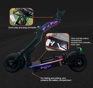 Stock USA, charge maximale de 200 kg, démarrage NFC, scooter électrique puissant à double moteur de 10 000 W, batterie au lithium 72 V 35 Ah, scooter électrique pliable - Product Image 6