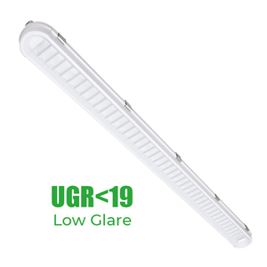 Lámpara LED Tri-proof Industrial con Certificación ETL, <span class=keywords><strong>UGR</strong></span> 19, 3500K-5000K, 3 Temperaturas de Color Seleccionables, 2FT 4FT 8FT, IP65 Impermeable, para Almacén - Product Image 1
