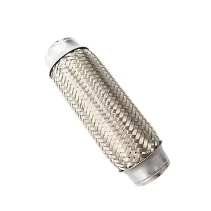 Hot bán tự động động cơ xả Muffler Ống 45*190 không linh hoạt ống xả