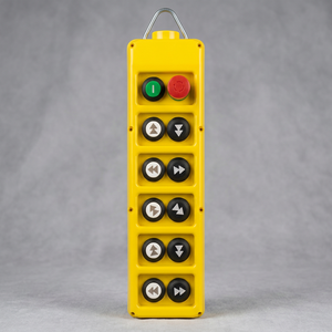 Control de Grúa Colgante de Plástico CMK PL-12 con Doble Velocidad, Grúa EOT con Clasificación IP65, 440V, 50000 Ciclos, Botón de Paro de Emergencia 2-14 - Product Image 1