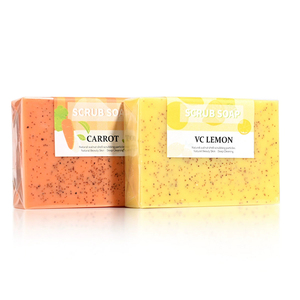 Savons Solides Éclaircissants Anti-Taches au Citron avec Vitamine C, Rétinol, Collagène, Curcuma, Acide Hyaluronique et Vitamine E – Gommage Original - Product Image 5