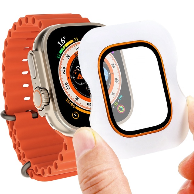 Easy Installation Tempered Glass 45 48 49 mm Iwatch Screen Protector for apple Smart Watch