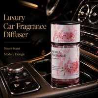 Diffuseur de parfum floral pour voiture, compatible porte-gobelet, élimination longue durée des odeurs, pour véhicule et chambre