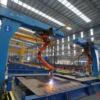 Robot de Soldadura Colaborativo Inteligente CNC PLC para la Industria, Programación y Enseñanza de Soldadura de Vigas H, Robot de Soldadura Libre con Carga Útil de 22 KG, 3D