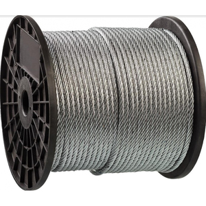 เชือกลวดสลิงเหล็กเคลือบพีวีซีสีแดงสีดำสีเขียวสีฟ้าม้วน<span class=keywords><strong>ไม้</strong></span>พลาสติกพีวีซีใส<span class=keywords><strong>ไฟ</strong></span>ฟ้า - Product Image 5