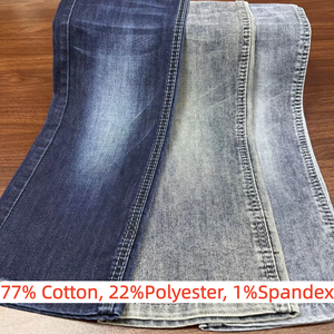 Tela vaquera elástica cruzada personalizada Lizhi XH6005W para jeans de primavera y verano para niños y niñas - Product Image 1