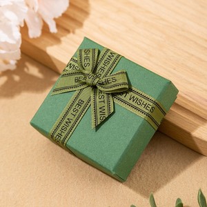Factory Wholesale Hot Selling Bow <b>Gift</b> <b>Box</b> Necklace <b>Earrings</b> Ring <b>Box</b> <b>Gift</b> Jewelry <b>Box</b> With Foam Insert - Product Image 4