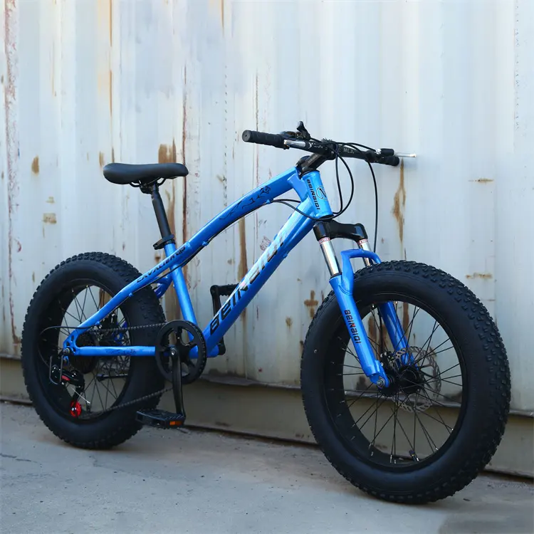 High quality 26-Inch Aluminum Alloy 4.0 Cruiser Bike Fat Bicycles Mountain Fat Bike with Disc Brakes Snow Bike