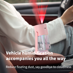 2024 phổ biến USB siêu âm mát Mist tạo độ ẩm 7 màu đèn LED xách tay hộ gia đình tạo độ ẩm - Product Image 5